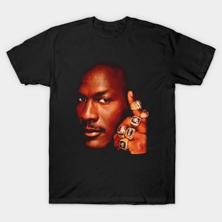 Michael Jordan 6 Rings Champion T-Shirt